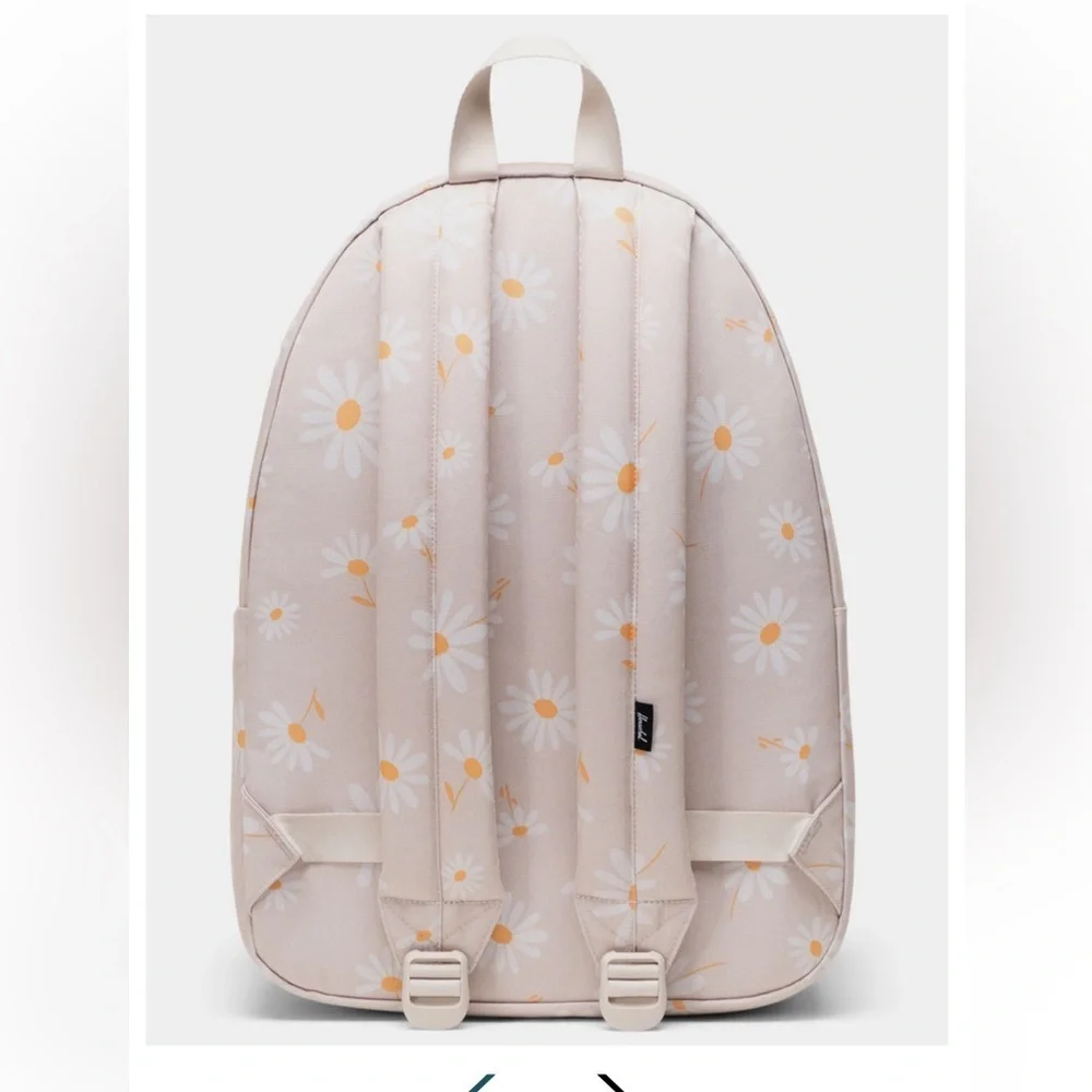 Herschel Classic Backpack Wild Daisy Moonbeam Kids Girls Floral Cream